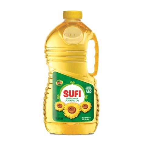 Sufi Sunflower Cooking Oil 3ltr